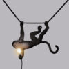 Seletti Luci MONKEY LAMP-OUTDOOR-BLACK Lampada in resina - nero