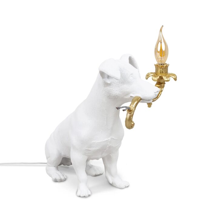 Seletti Luci RIO LAMP Lampada in resina - bianco/dorato