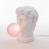 Seletti Luci WONDER TIMES Lampada in resina - bianco/rosa