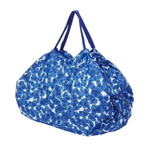 Shupatto COMPACT L Borsa pieghevole 40L - blu fantasia
