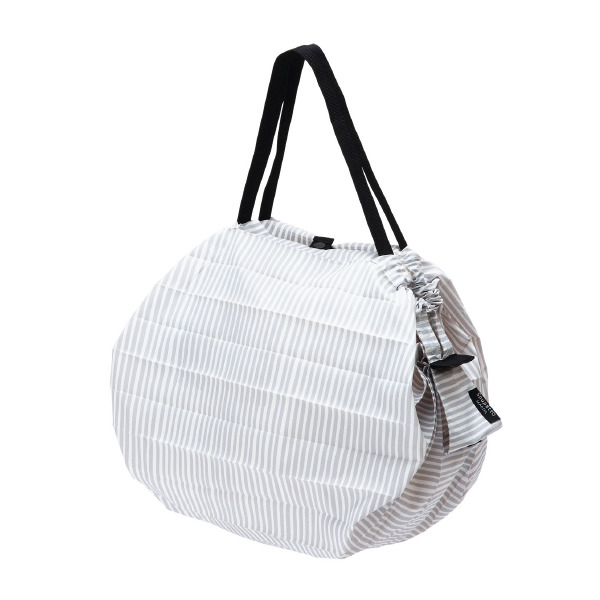 Shupatto COMPACT M Borsa pieghevole 15L - bianco rigato