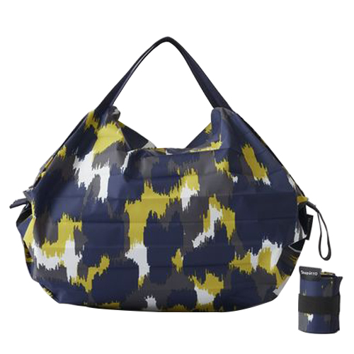 Shupatto COMPACT S Borsa pieghevole 7,5L - shades of trees - nera dec -