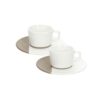 tognana-new-milk-c-rice-set-2-tazzine-caffe-con-piattino-90cc-beige-1.jpg Tognana NEW MILK&C RICE Set 2 tazzine caffè con piattino 90cc - beige