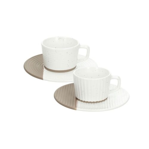 tognana-new-milk-c-rice-set-2-tazzine-caffe-con-piattino-90cc-beige-1.jpg Tognana NEW MILK&C RICE Set 2 tazzine caffè con piattino 90cc - beige