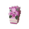 Vesta PRIMULA profumatore mini in cristallo acrilico con fragranza 50ml e bastoncini - rosa