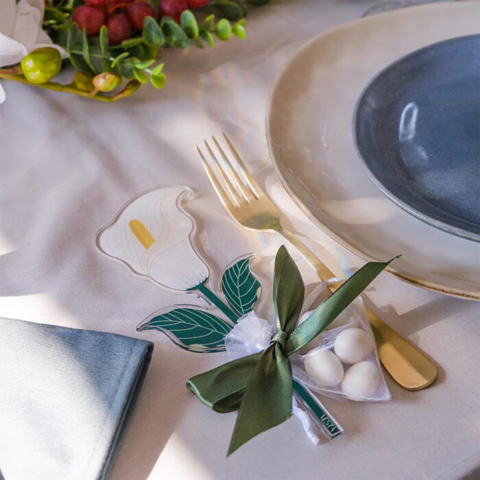 Vesta SPECIAL MOMENTS Fiore mini in cristallo acrilico con confezione regalo - calla