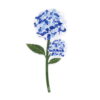 Vesta SPECIAL MOMENTS Fiore mini in cristallo acrilico con confezione regalo - ortensia blu