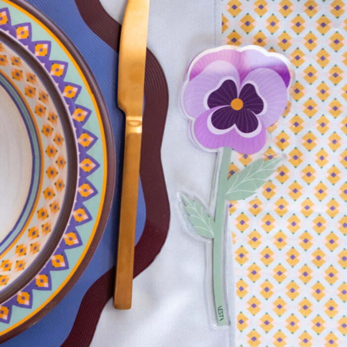 Vesta SPECIAL MOMENTS Fiore mini in cristallo acrilico con confezione regalo - panse'