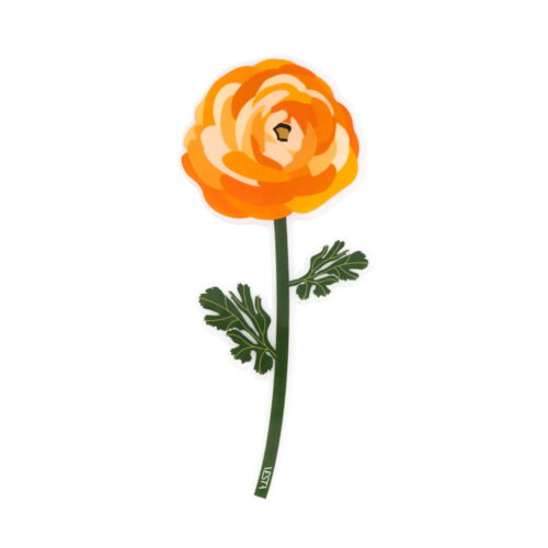 Vesta SPECIAL MOMENTS Fiore mini in cristallo acrilico con confezione regalo - ranuncolo