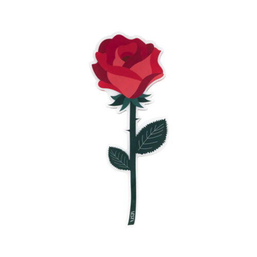 Vesta SPECIAL MOMENTS Fiore mini in cristallo acrilico con confezione regalo - rosa rossa