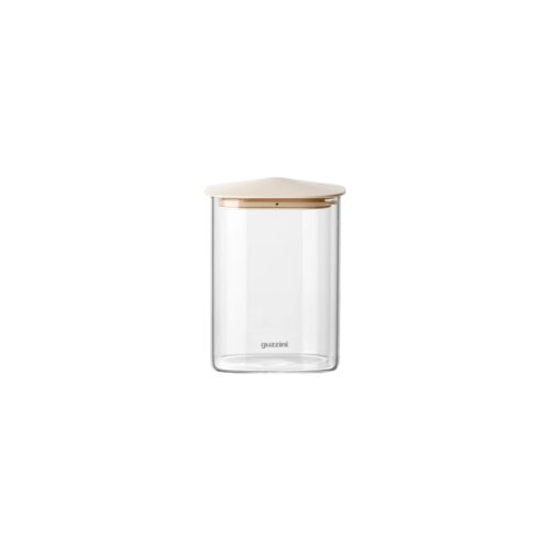 Guzzini FOOD STORAGE Barattolo rettangolare 1000ml - argilla chiaro