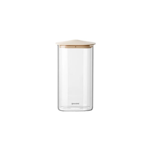 Guzzini FOOD STORAGE Barattolo rettangolare 1300ml - argilla chiaro