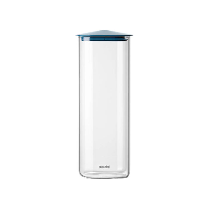 Guzzini FOOD STORAGE Barattolo rettangolare 2100ml - blu aria intenso