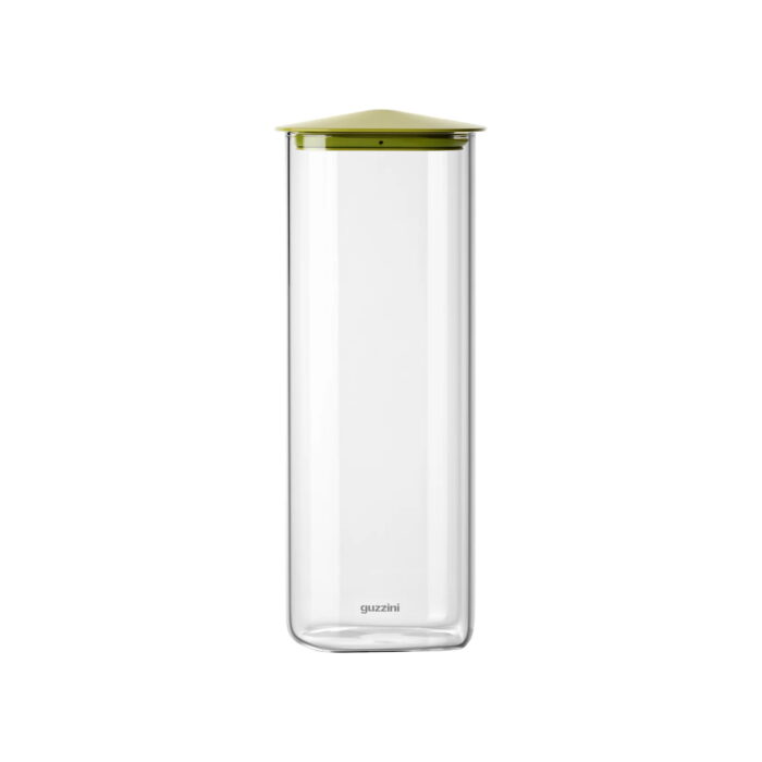 Guzzini FOOD STORAGE Barattolo rettangolare 2100ml - verde avocado