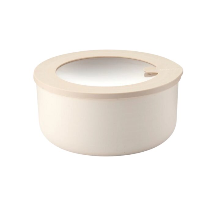 Guzzini FOOD STORAGE Contenitore ermetico tondo L 1800ml - argilla scuro