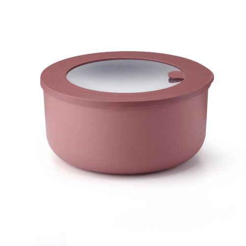 Guzzini FOOD STORAGE Contenitore ermetico tondo L 1800ml - rosso malva