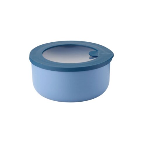 Guzzini FOOD STORAGE Contenitore ermetico tondo M 850ml - blu aria intenso