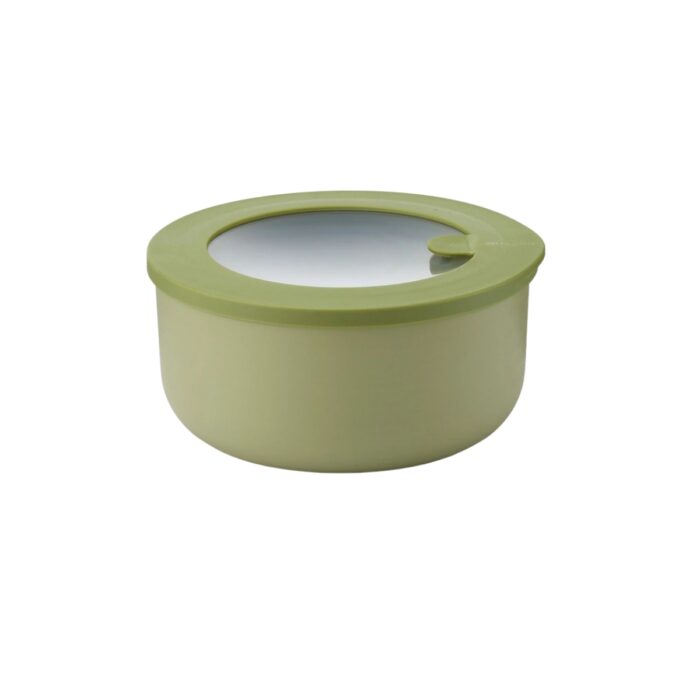 Guzzini FOOD STORAGE Contenitore ermetico tondo M 850ml - verde avocado