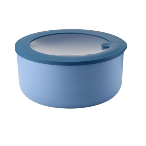 Guzzini FOOD STORAGE Contenitore ermetico tondo XL 3200ml - blu aria intenso