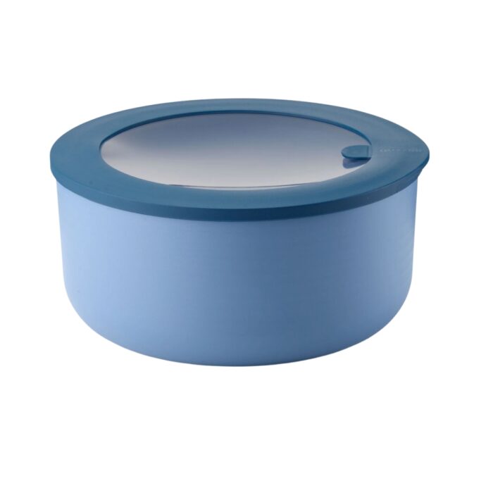Guzzini FOOD STORAGE Contenitore ermetico tondo XL 3200ml - blu aria intenso