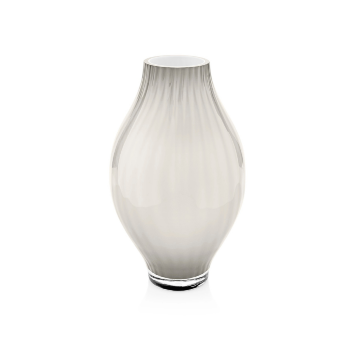 IVV ARIANNA Vaso incamiciato h26,5cm - bianco