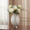 IVV ARIANNA Vaso incamiciato h26,5cm - bianco