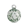 IVV BALLS Palla di natale ø8cm, h10,5cm - verde/bianco