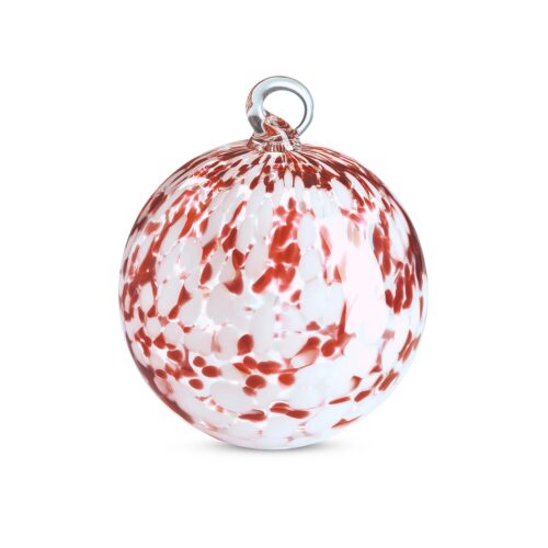 ivv-balls-palla-di-natale-o8cm.-h105cm-rosso-bianco-1.jpeg IVV BALLS Palla di natale ø8cm. h10,5cm - rosso/bianco