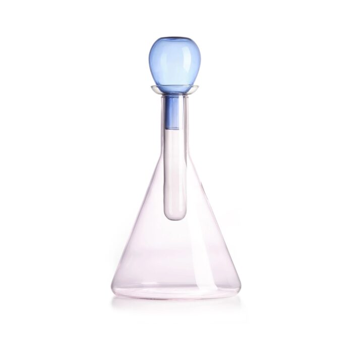 IVV CHEMICAL Bottiglia h31cm  - rosa/grigio/blu