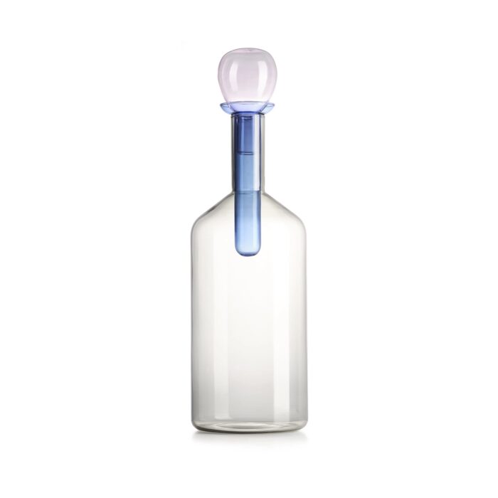 IVV CHEMICAL Bottiglia h40,5cm  - grigio/blu/rosa
