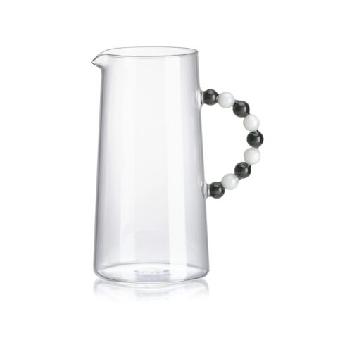 IVV COLLIER Caraffa h21cm - trasparente/bianco/grigio