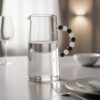 IVV COLLIER Caraffa h21cm - trasparente/bianco/grigio