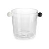 IVV COLLIER Secchiello champagne h20cm 4lt - trasparente/bianco/grigio