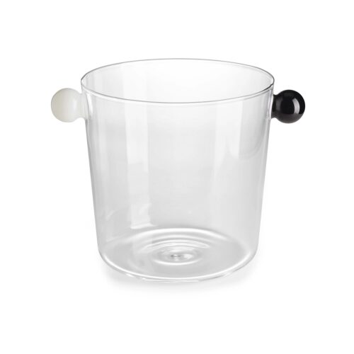 IVV COLLIER Secchiello champagne h20cm 4lt - trasparente/bianco/grigio