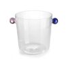 IVV COLLIER Secchiello champagne h20cm 4lt - trasparente/rosa/blu
