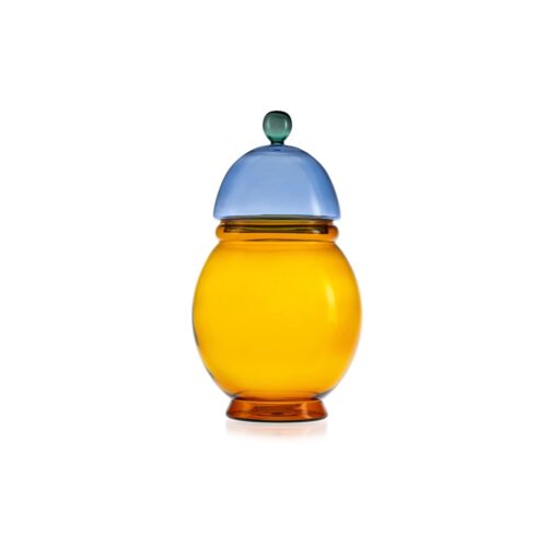 ivv-gli-scacchi-contenitore-vetro-borosilicato-335cm-amra-blu-verde-1.jpg IVV GLI SCACCHI Contenitore vetro borosilicato 33,5cm - amra-blu-verde
