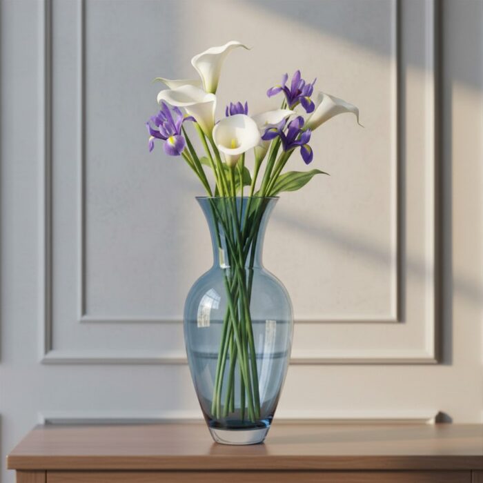 IVV HYDRIA Vaso incamiciato h31cm - blu