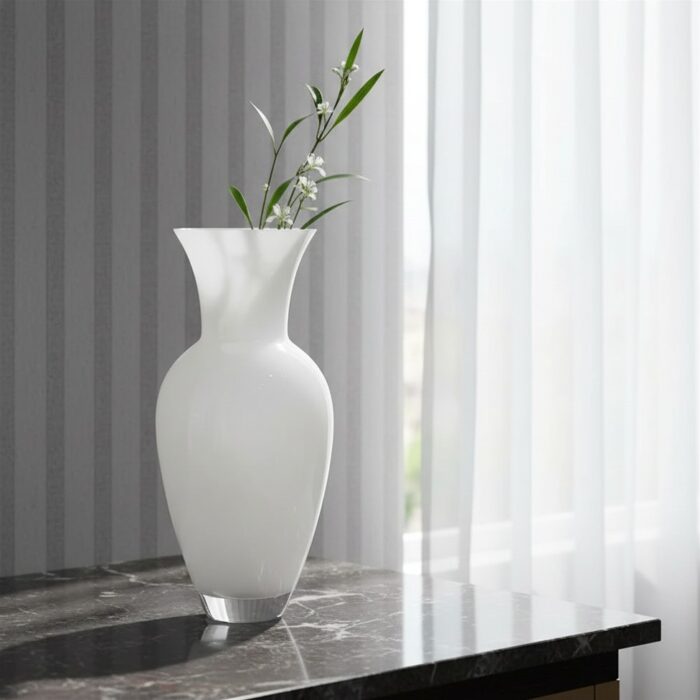 IVV HYDRIA Vaso incamiciato h37,5cm - bianco