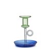 ivv-le-bugie-candeliere-h14cm-verde-trasparente-blu-1.jpeg IVV LE BUGIE Candeliere h14cm - verde/trasparente/blu