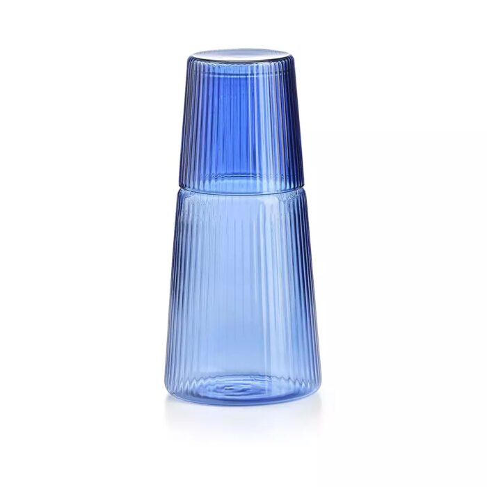 IVV NARCISO Caraffa con bicchiere 60+23cl - blu
