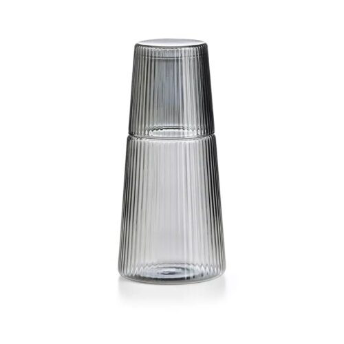 IVV NARCISO Caraffa con bicchiere 60+23cl - grigio