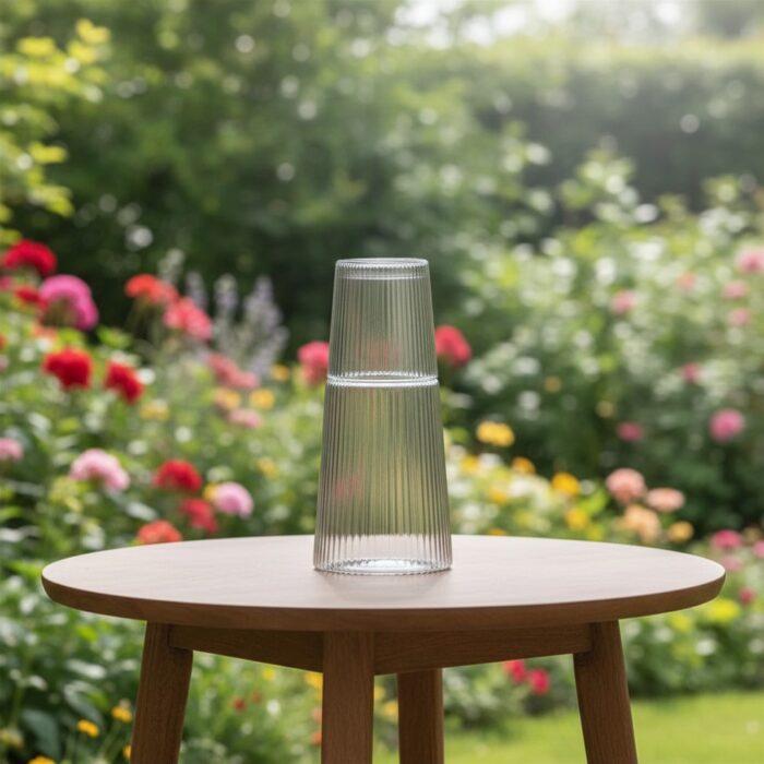 IVV NARCISO Caraffa con bicchiere 60+23cl - grigio