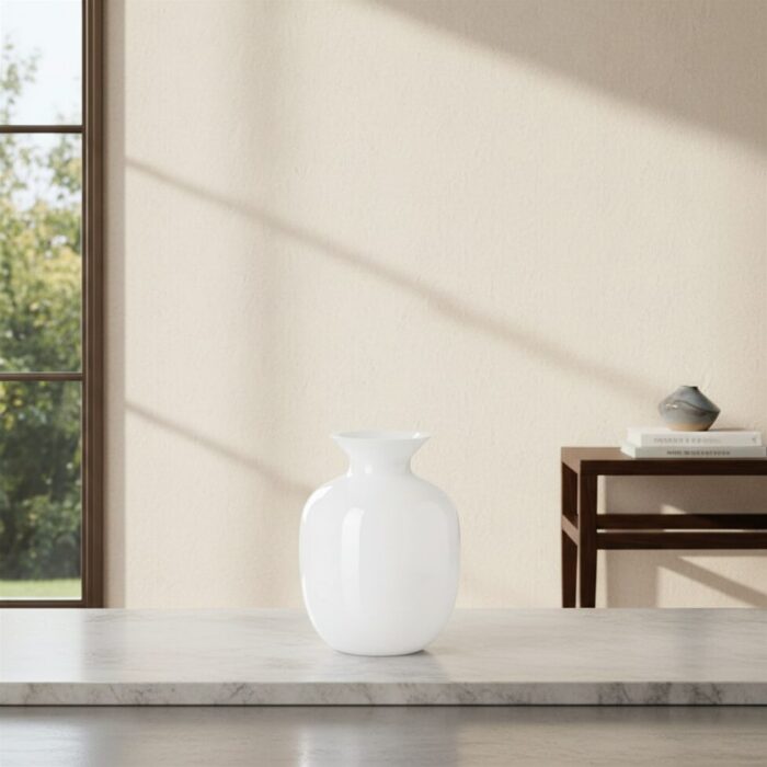IVV RIALTO Vaso h18,5cm incamiciato - bianco cortina