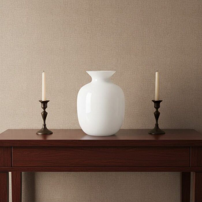 IVV RIALTO Vaso h24cm incamiciato - bianco cortina