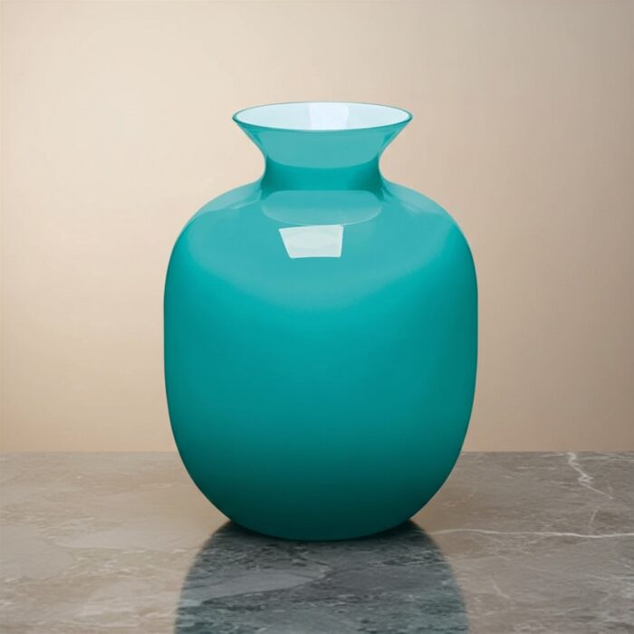 IVV RIALTO Vaso h24cm incamiciato - celeste
