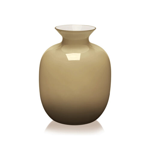 IVV RIALTO Vaso h24cm incamiciato - tabacco