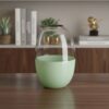IVV SCARLET Vaso h20cm - verde/grigio trasparente