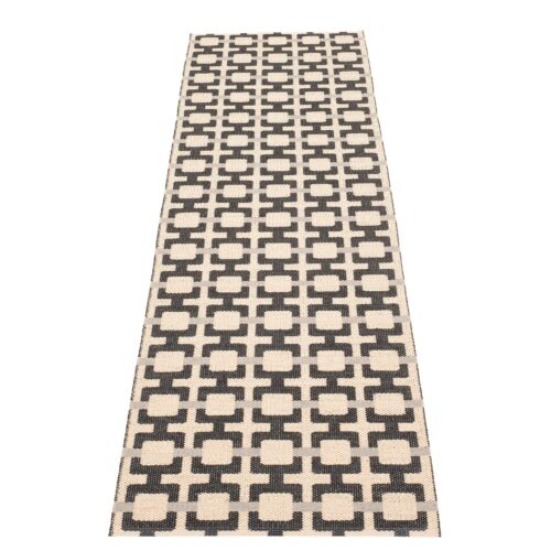 Pappelina TOM Tappeto Black/Cream/Warm Grey