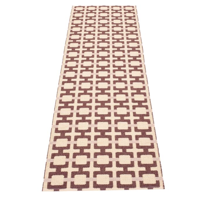 Pappelina TOM Tappeto Burgundy/Cream/Pale Rose