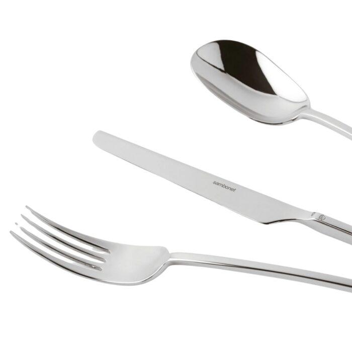Sambonet 100 INOX Servizio posate per 6 persone 24 pezz in acciaio finitura lucida